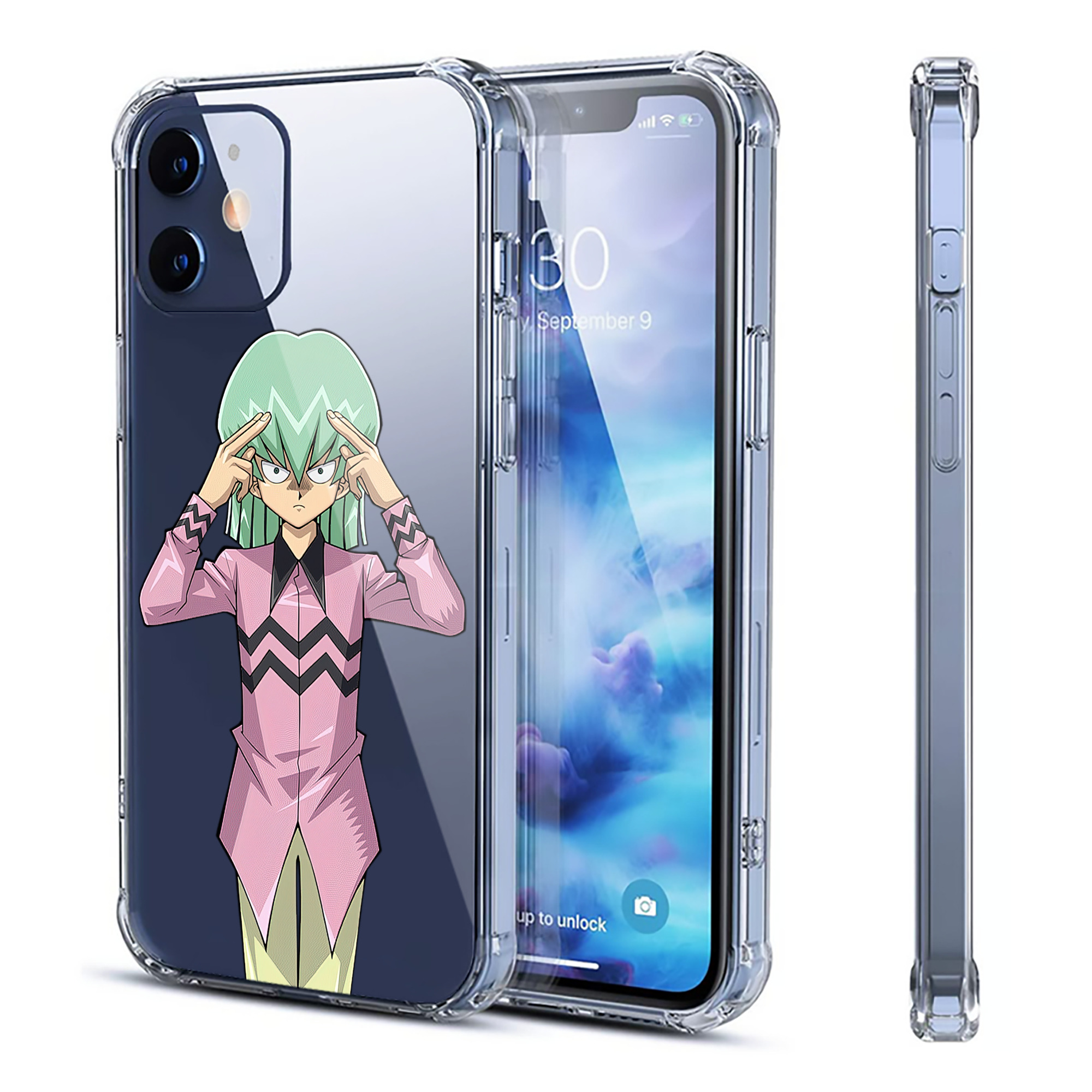 （画像用） 遊☆戯☆王 Yu-Gi-Oh! 【iPhone 12シリーズ対応】透明スマホケース（クリアソフトケース）